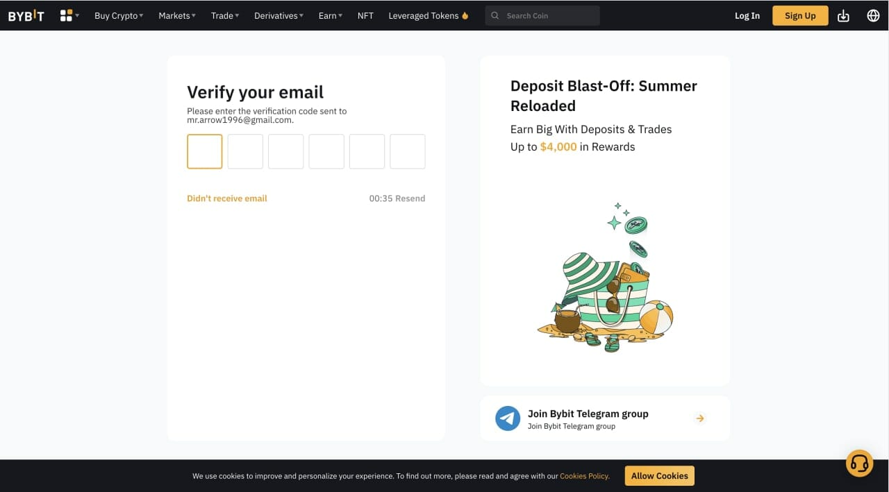 Chờ mã gửi về mail
