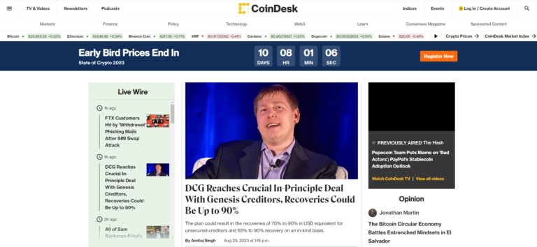 Top 20 trang tin tức crypto uy tín PHẢI BIẾT (Phần 1) 27 CoinDesk
