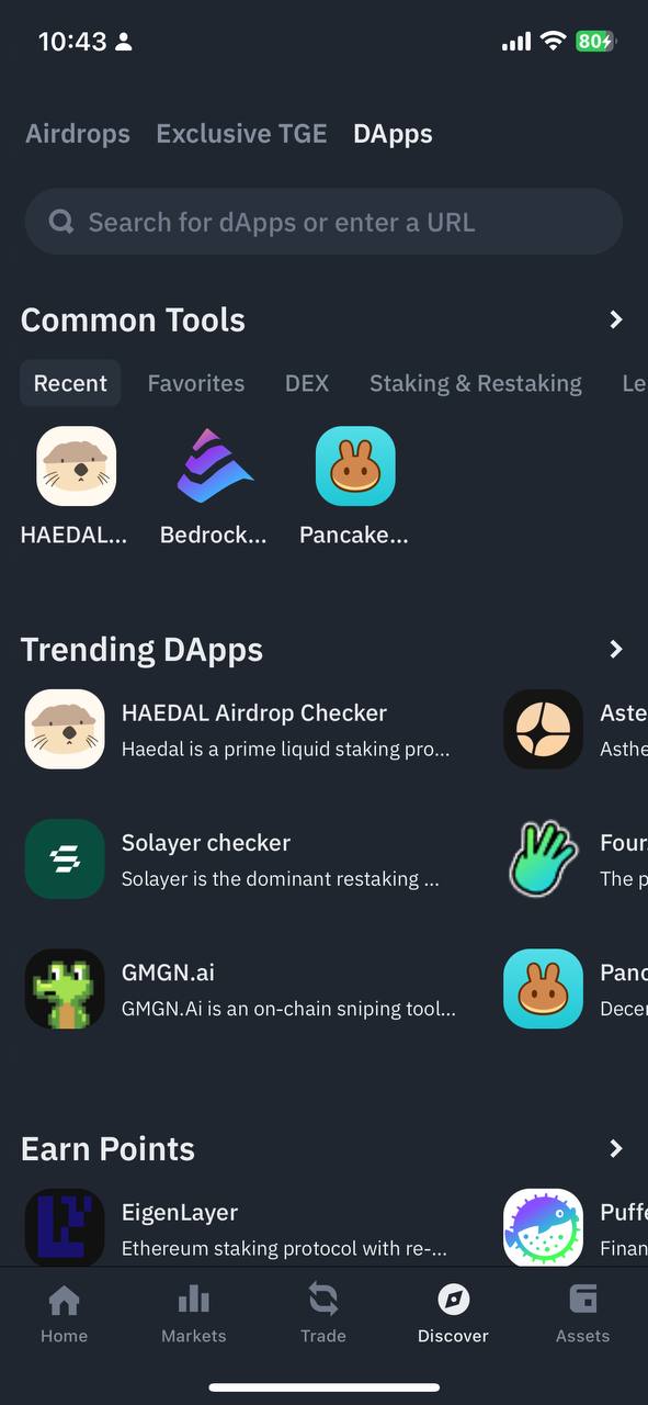Giao diện DApps